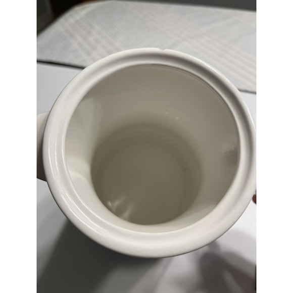 Vtg National Potteries LILAC TIME Bedford Ohio Juicer Pitcher & 5 Juice Glasses - Picture 16 of 16